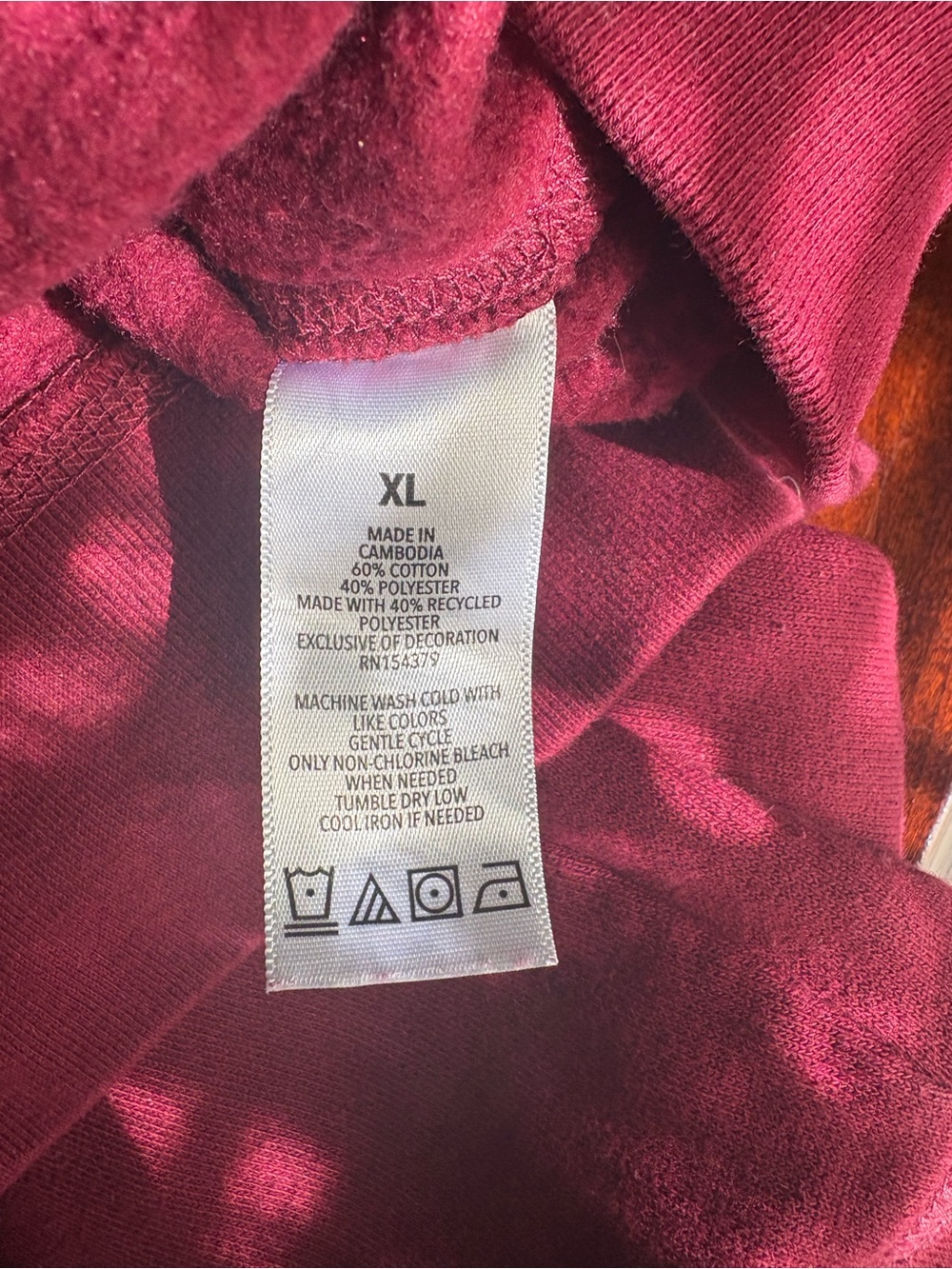 XL Aeropostale Burgundy Zip Up🍓 !! - Picture 3 of 3